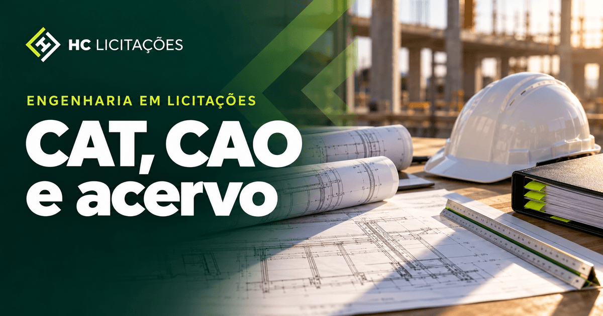 Ilustração: CAT, CAO e atestado: o que conferir no edital de engenharia?