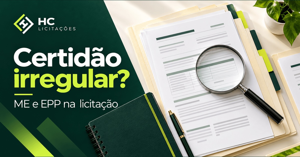 Ilustração: ME e EPP com certidão irregular podem participar de licitação?