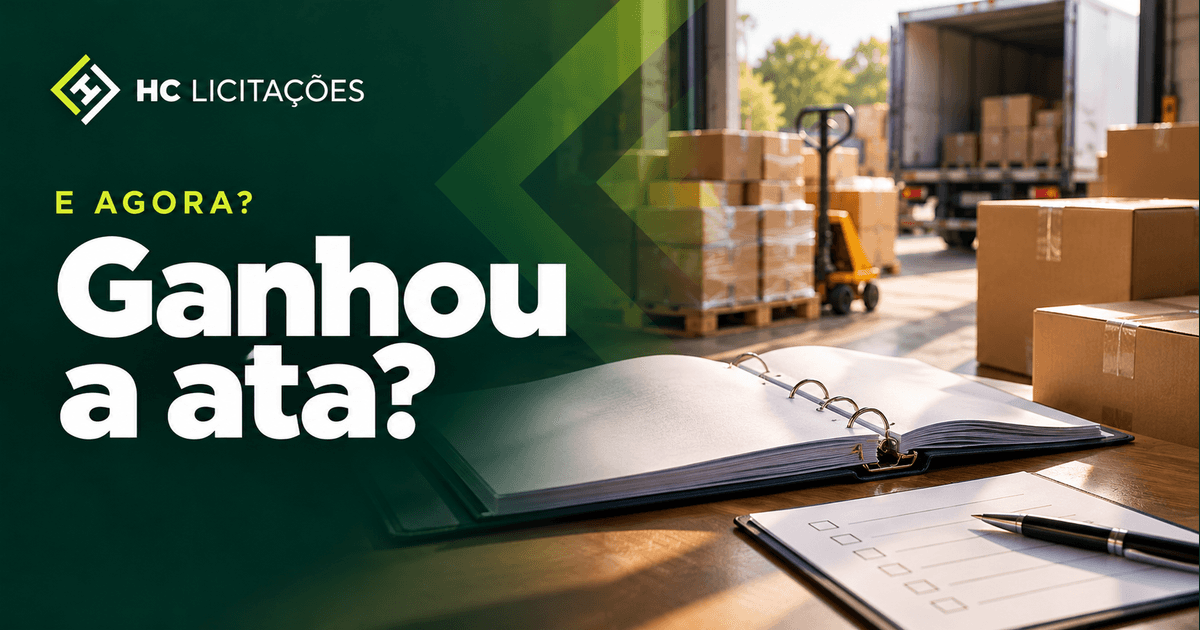 Ilustração: Ganhei uma ata de registro de preços: isso já é venda?